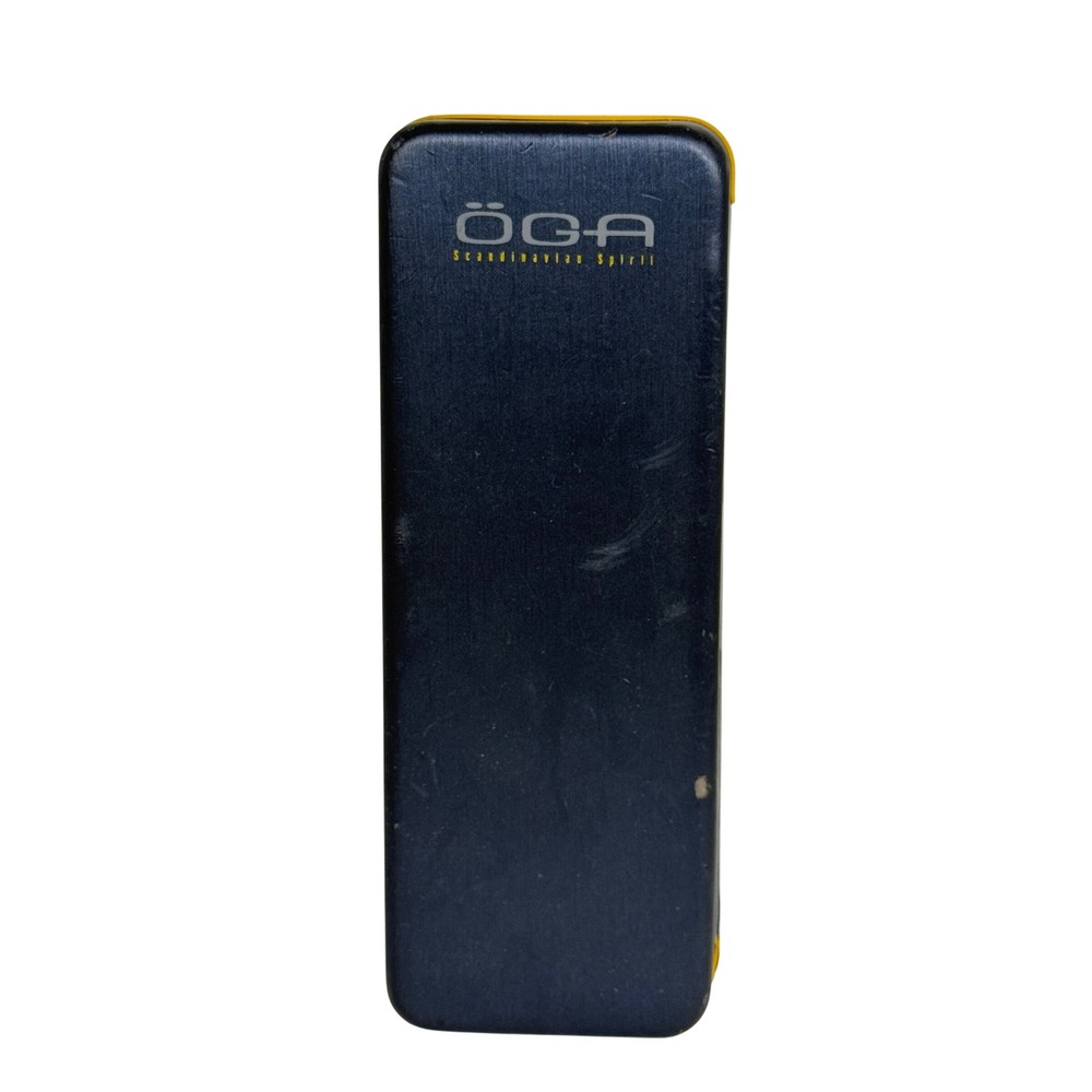 OGA Scandinavian Spirit Eyeglasses Hard Case Blue Yellow with Cleaning Cloth